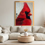 Cardinal Bird - Handmade Acrylic Original Painting