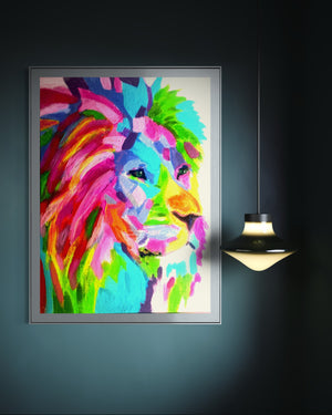 Transgender Lion - Handmade Acrylic Original Painting
