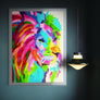 Transgender Lion - Handmade Acrylic Original Painting