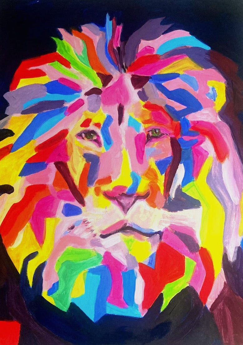 The King - Handmade Acrylic Original Painting
