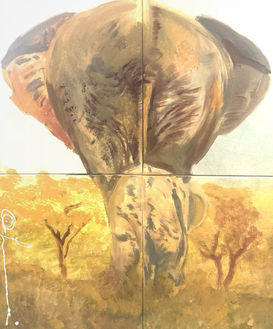 Mother and Calf - Acrylic Handmade 'Original Painting