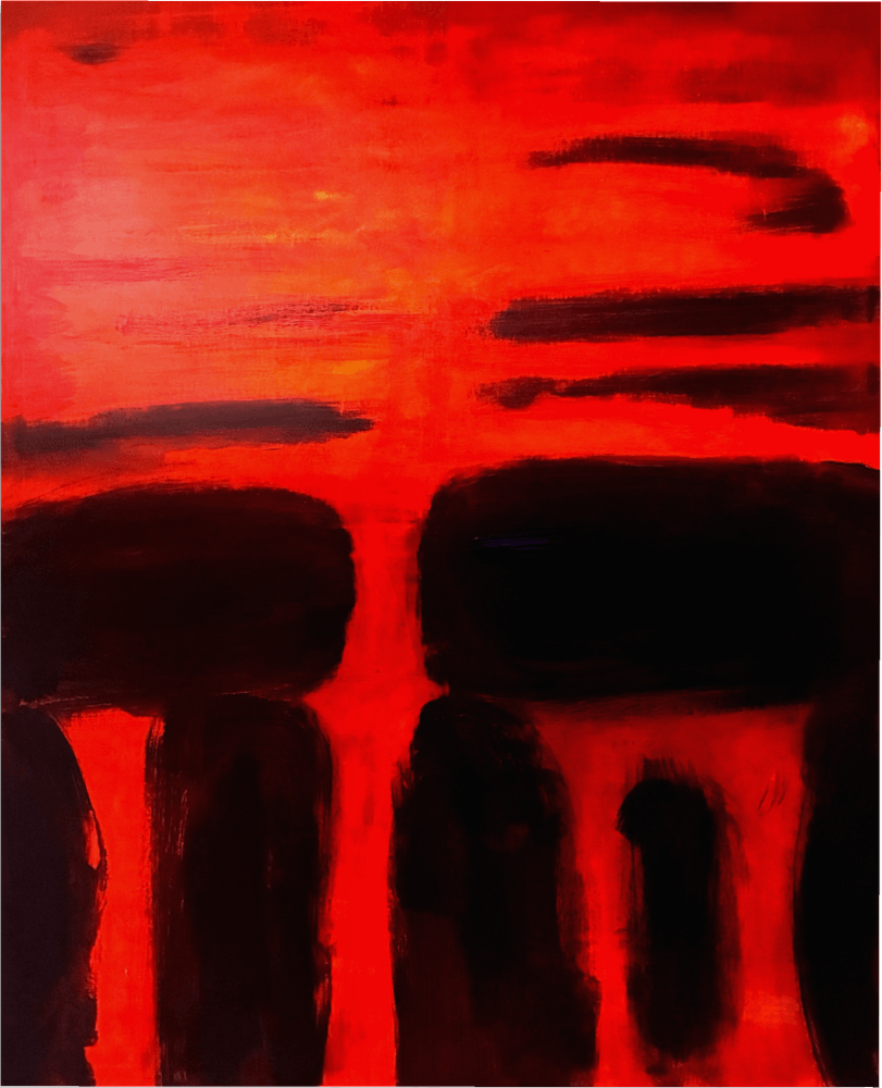 Stonehenge in Red