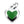 Green Heart Rainforest Bracelet  925 Sterling