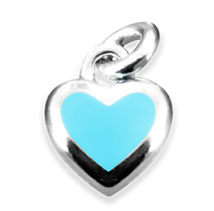 Xtinctio - This Necklace eco conscious, timeless represents love and compassion for these wonderful creatures, Ocean Heart shaped Pendant 925 sterling silver with enlaid enameled 925 sterling  necklace, representing our commitment to protecting this critically endangered cornerstone species.   Xtinctio - For The Survival Of The Species -