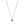Xtinctio - Extinction, love , creatures , wildlife,deforestation This Necklace eco conscious, timeless represents love and compassion for these wonderful creatures, Wildlife Heart shaped Pendant 925 sterling silver with enlayed red enameled 925 sterling  necklace, representing our commitment to protecting this critically endangered cornerstone species.   Xtinctio - For The Survival Of The Species -