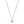 Xtinctio - This Necklace eco conscious, timeless represents love and compassion for these wonderful creatures, Ocean Heart shaped Pendant 925 sterling silver with enlaid enameled 925 sterling  necklace, representing our commitment to protecting this critically endangered cornerstone species.   Xtinctio - For The Survival Of The Species -