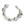 Silver Charm Bracelet with 12mm Moonstone Gemstone